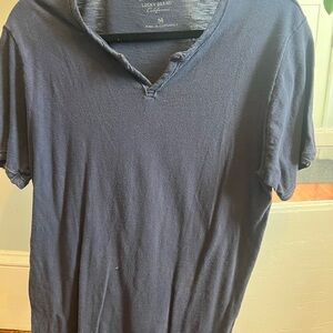 Lucky Brand Men's Navy Short Sleeve Tee